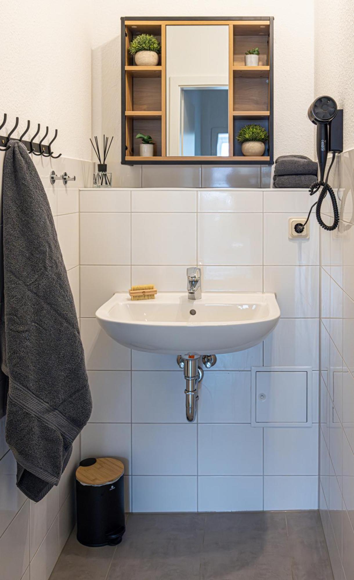 Luxus City Apartment Sauna Balkon Kueche Zentral Rostock Bagian luar foto
