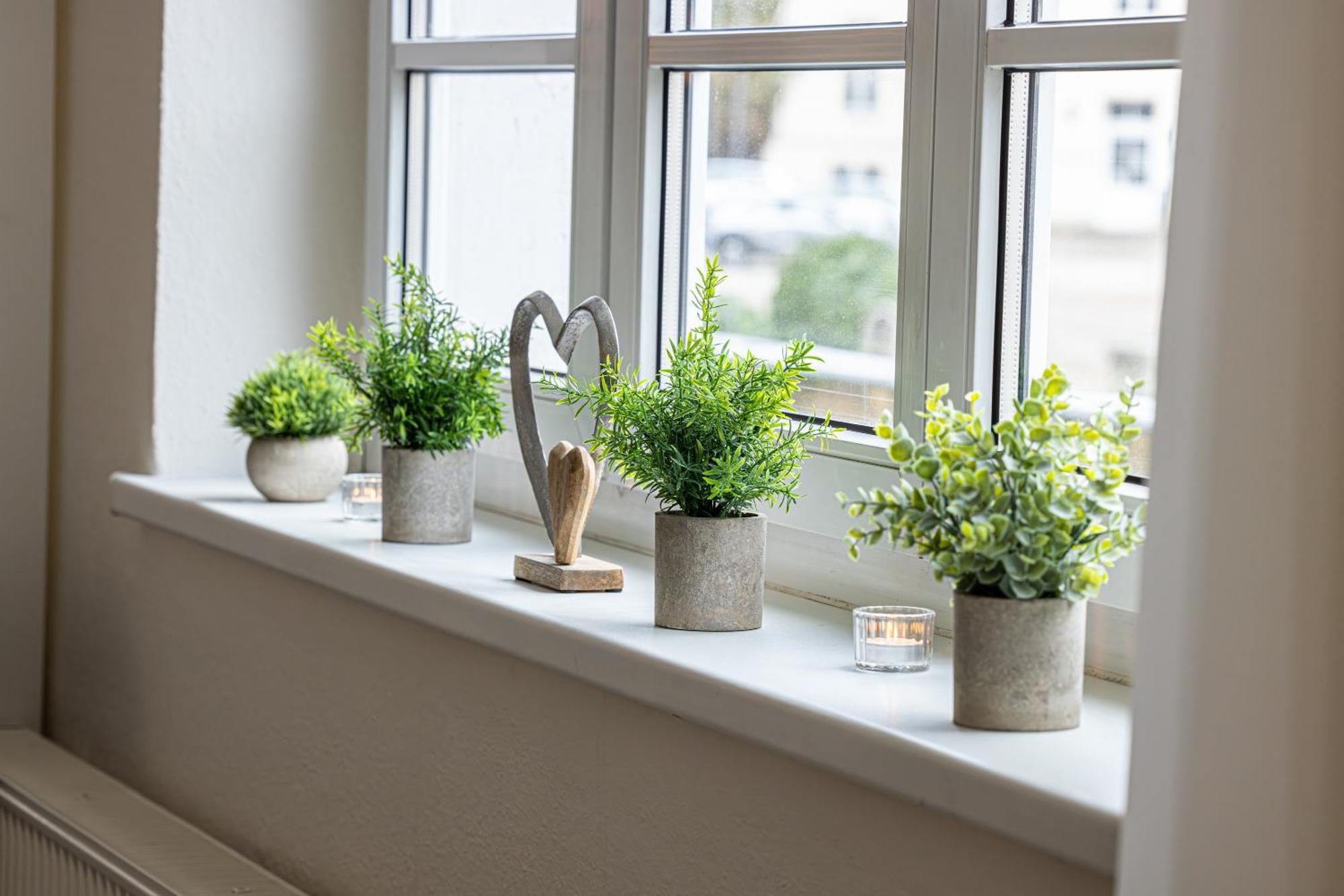 Luxus City Apartment Sauna Balkon Kueche Zentral Rostock Bagian luar foto
