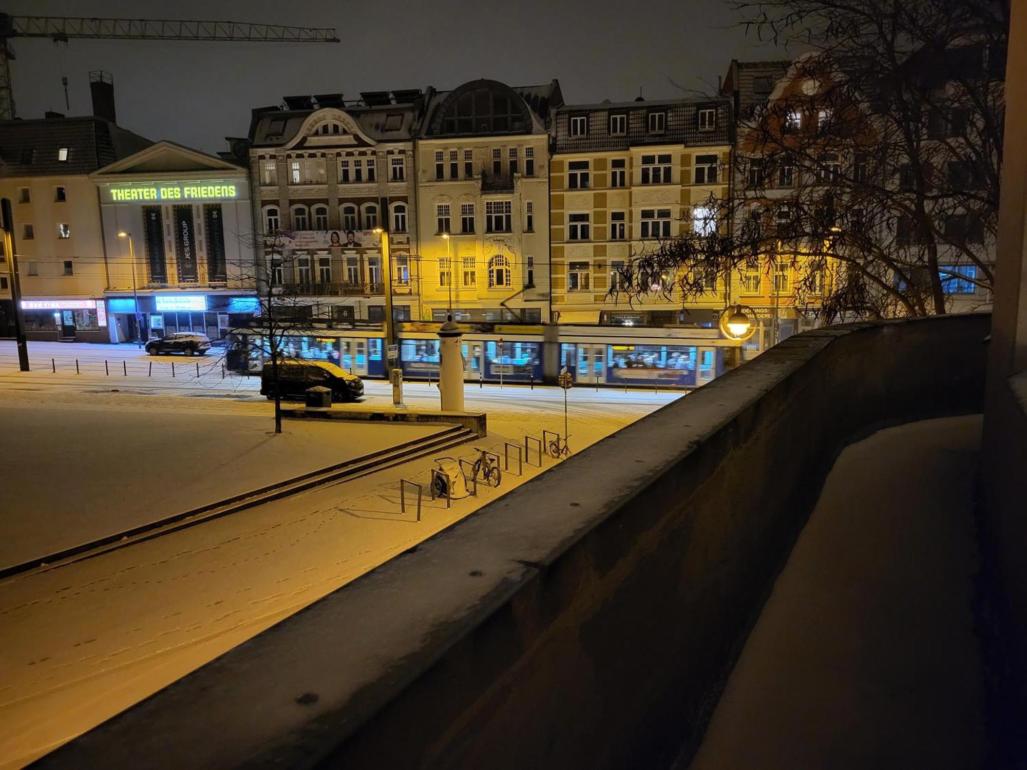 Luxus City Apartment Sauna Balkon Kueche Zentral Rostock Bagian luar foto