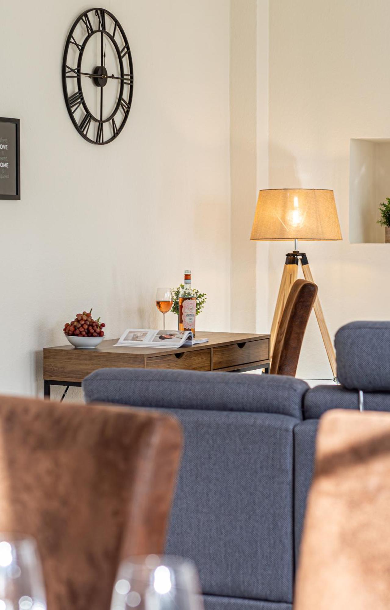 Luxus City Apartment Sauna Balkon Kueche Zentral Rostock Bagian luar foto